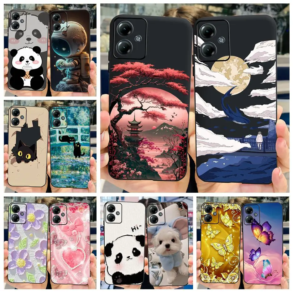 For Motorola Moto G14 Case Moto G24 G34 New Fashion Painted Cover Shockproof Phone Case For Moto G34 MotoG14 MotoG24 Funda Coque