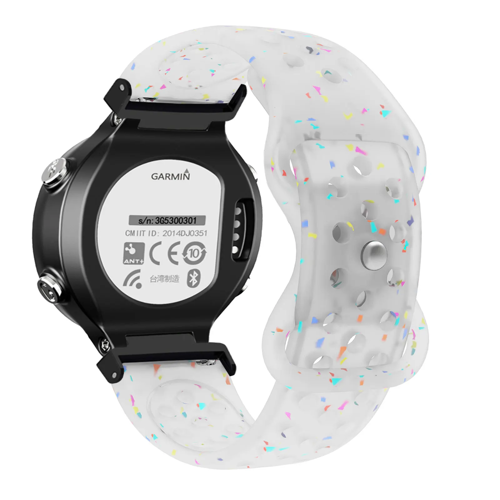 

Силиконовые ремешки для Garmin Forerunner 235/230/220/620/630/735XT, цветной эластичный силиконовый спортивный ремешок