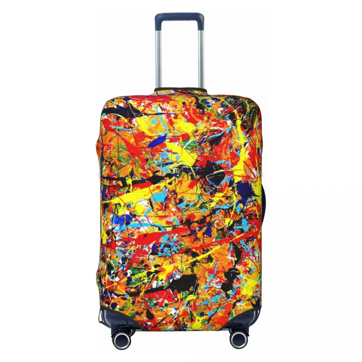 

Colorful Pop Art Abstract Camouflage Graffiti Luggage Cover Elastic Travel Suitcase Protective Covers Fits 18-32 Inch