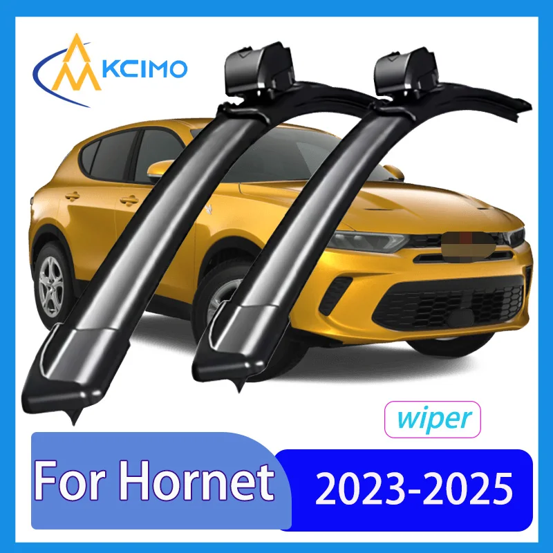 

For Dodge Hornet 2023-2025 Front Windshield Wiper Blades 2pcs Slient Rain Windscreen Window Accessories