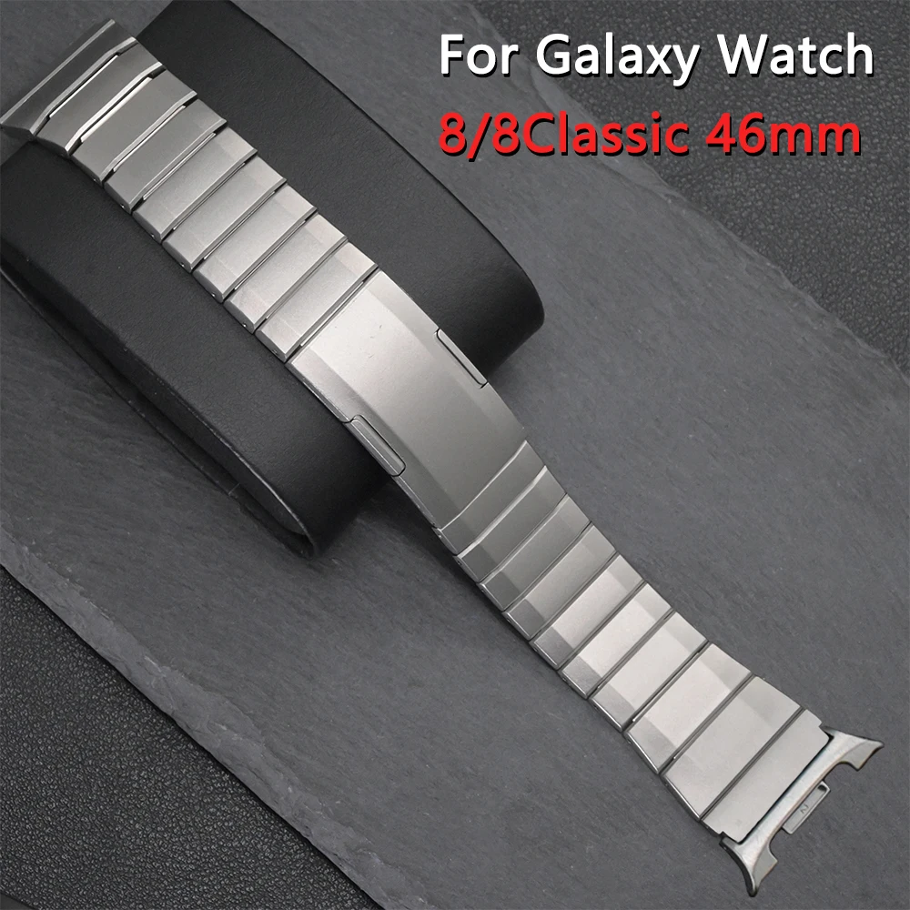 

Ремешок из нержавеющей стали без зазоров для Samsung Galaxy Watch 8 8 Classic 40 мм 44 мм 46 мм Металлический браслет для Galaxy Ultra 47 мм Ремешок 2025