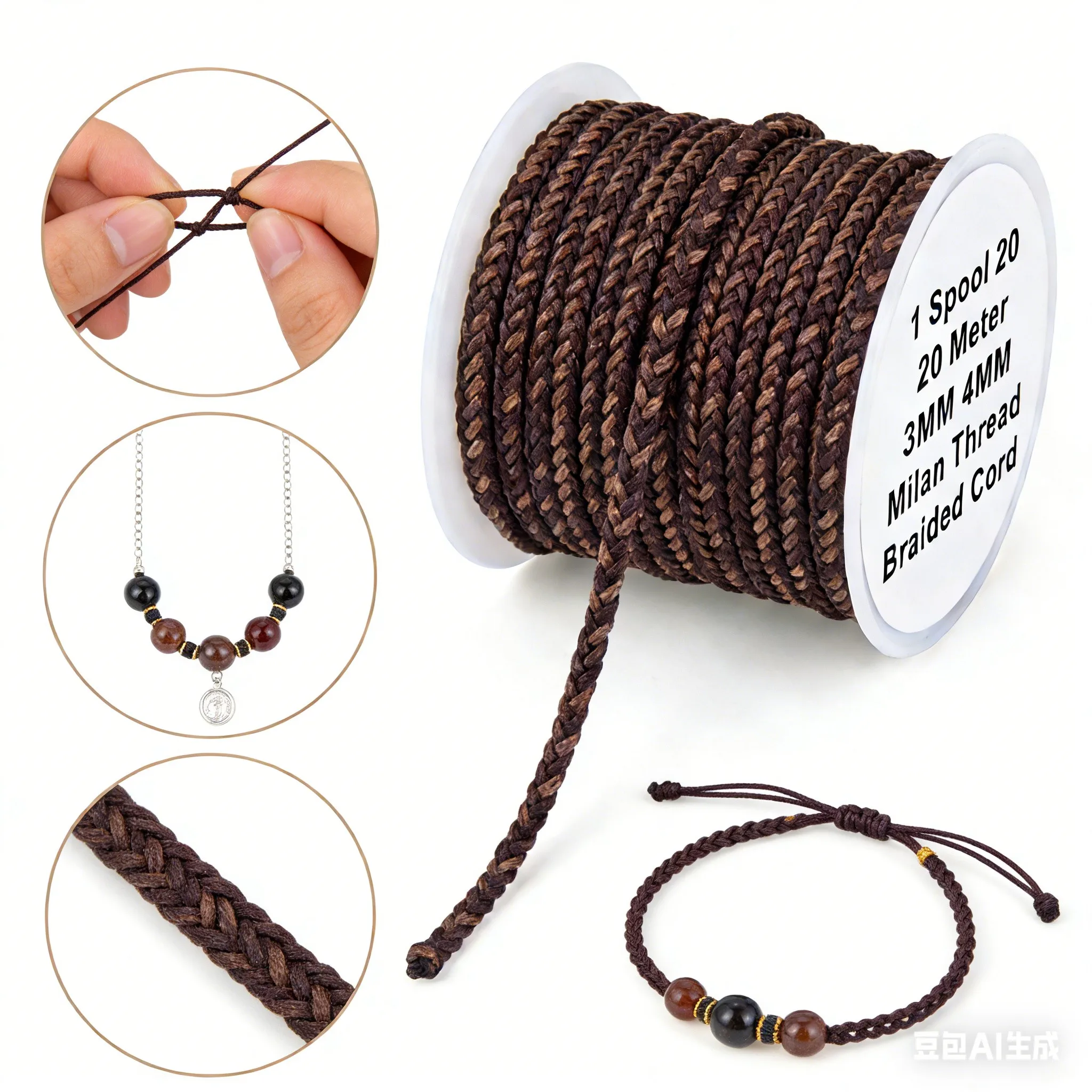 20 M Milan Örgülü Kordon 3/4mm - Paracord Bracelet incelemesi ve fiyatı