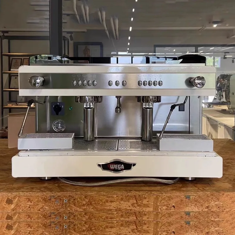 double head electronically controlled semi-automatic coffee machine