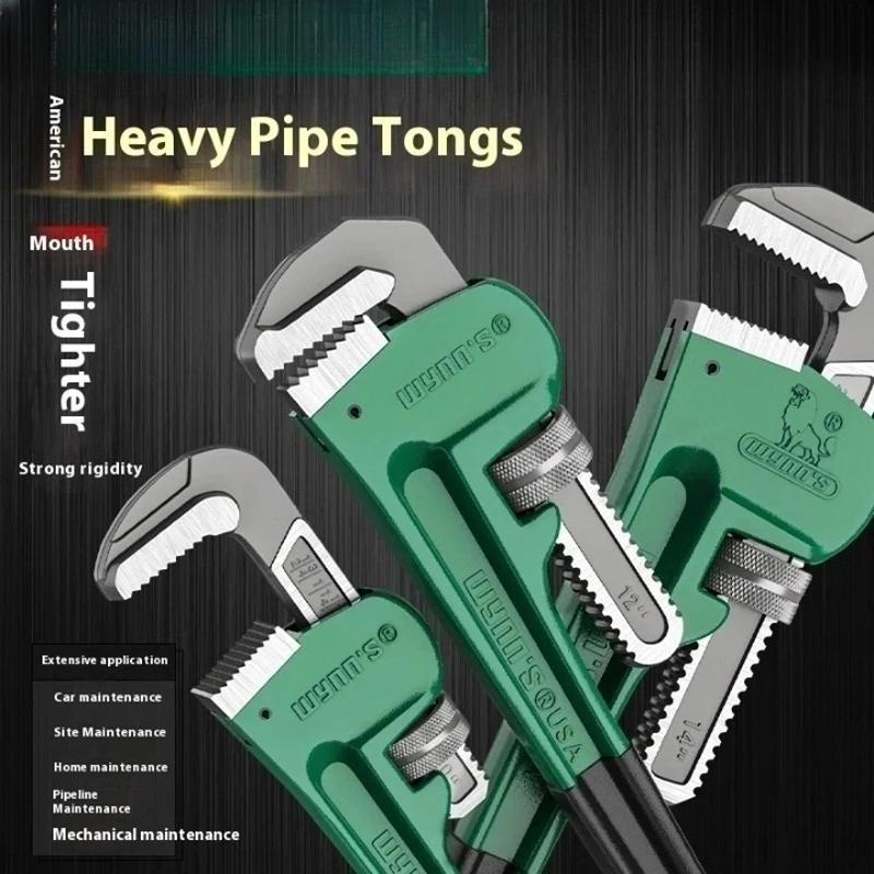 

Heavy Duty Pipe Pliers Industrial Plumbing Wrenches Torque Wrench Universal Plumbing Removal and Installation Tool Hand Tools