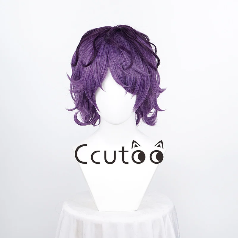 IB Garry Wigs Short Synthetic Hair Cosplay Anime Wigs Heat Resistant Halloween Party Wigs + Wig cap