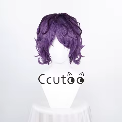 IB Garry Wigs Short Synthetic Hair Cosplay Anime Wigs Heat Resistant Halloween Party Wigs + Wig cap