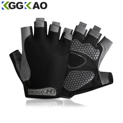 Weightlifti Gym Gloves Fitness Training Fingerless Men Women Bodybuilding Exercise Sports Gloves Cycling Anti Slip Breathable