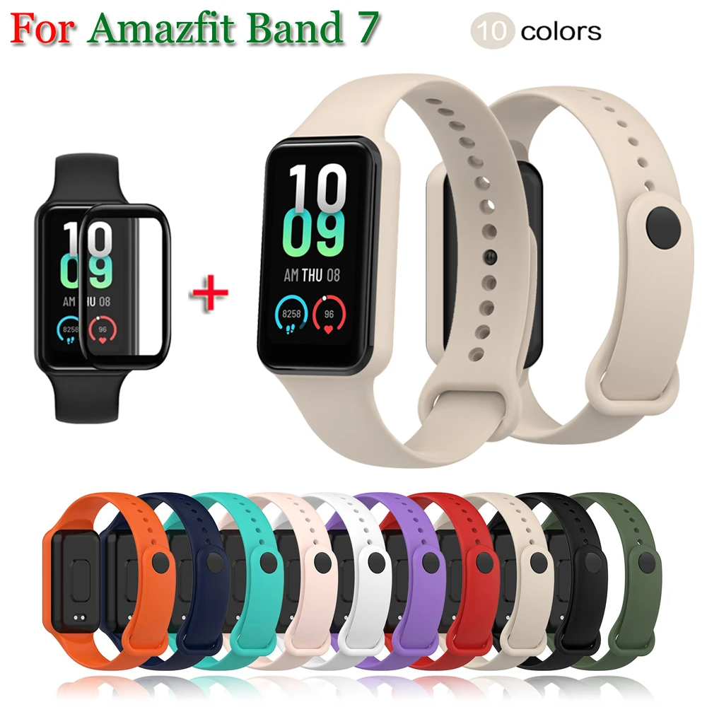 Replacement Strap For Amazfit Band 7 Strap Lightweight Breathable Watch Strap For Amazfit Band 7 Bracelet