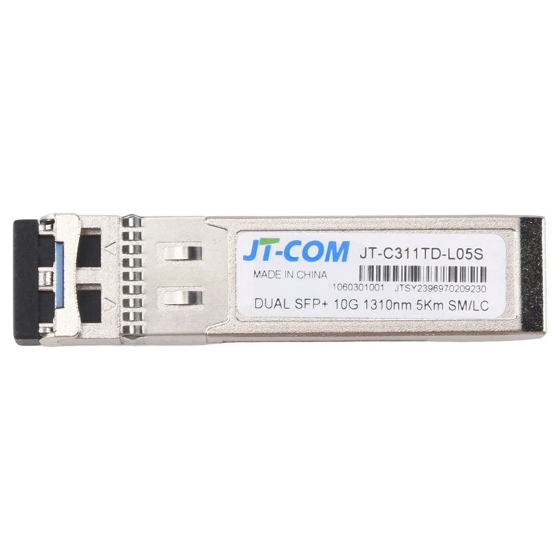 N75R-2X JT-COM 10G SFP + Duplex LC SFP Módulo Modo Único 5Km Módulo de Fibra Óptica 1310Nm Para Mikrotik/Huawei Switch
