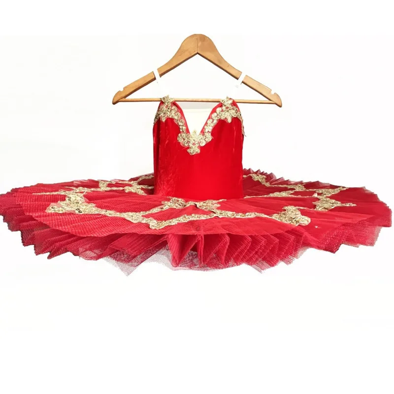 زي الباليه للفتيات ، توتو المهنية ، ملابس الباليه للأطفال الصغار ، رقص بحيرة البجع ، فستان التزلج على الباليه الفطائر للأطفال