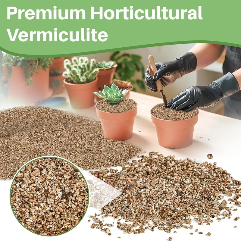 Vermiculite, a General-Purpose Plant Substrate, Is Lightweight and Aesthetically Pleasing for Decorative Purposes, and Is Widely Used for Laying on the Surface of Plants