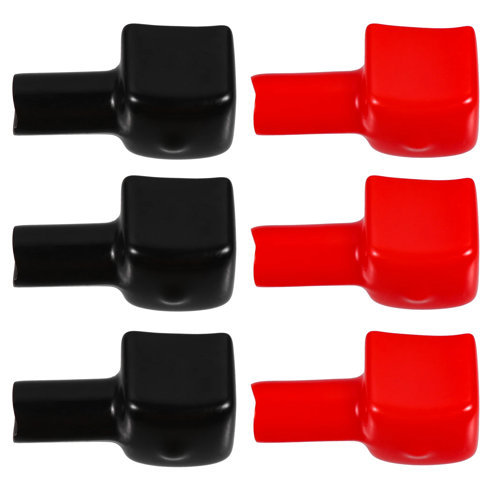 

6pcs Terminal Protector Positive Negative Cover Shim Replacement Waterproof Corrosion Resistant For Car Truck Boat Rv
