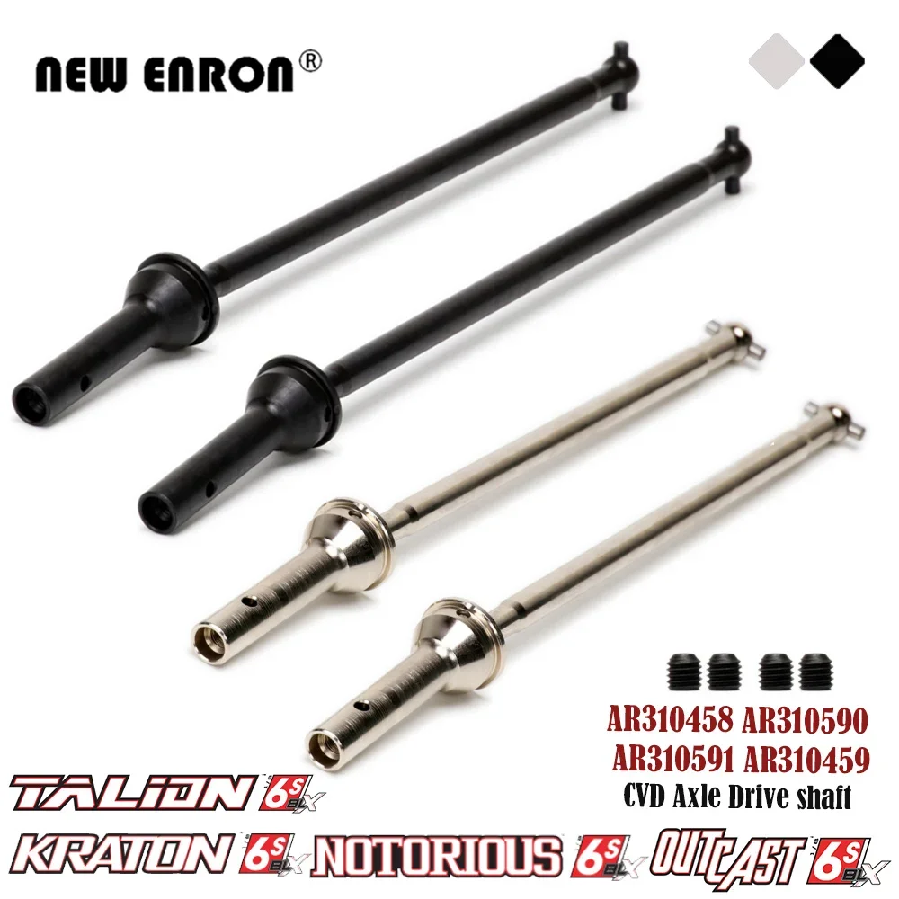 Front Rear Axle CVD Steel Driveshaft AR310458 AR310590 AR310591 AR310459 for RC Car Arrma 1/8 6S Kraton Notorious Outcast Talion