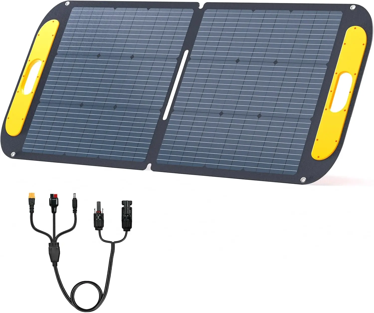 

Vtoman Portable Solar Panel For Solar Generator, 110W 19V Folding Solar Charger With 23% Efficiency, Ip67 Waterproof And