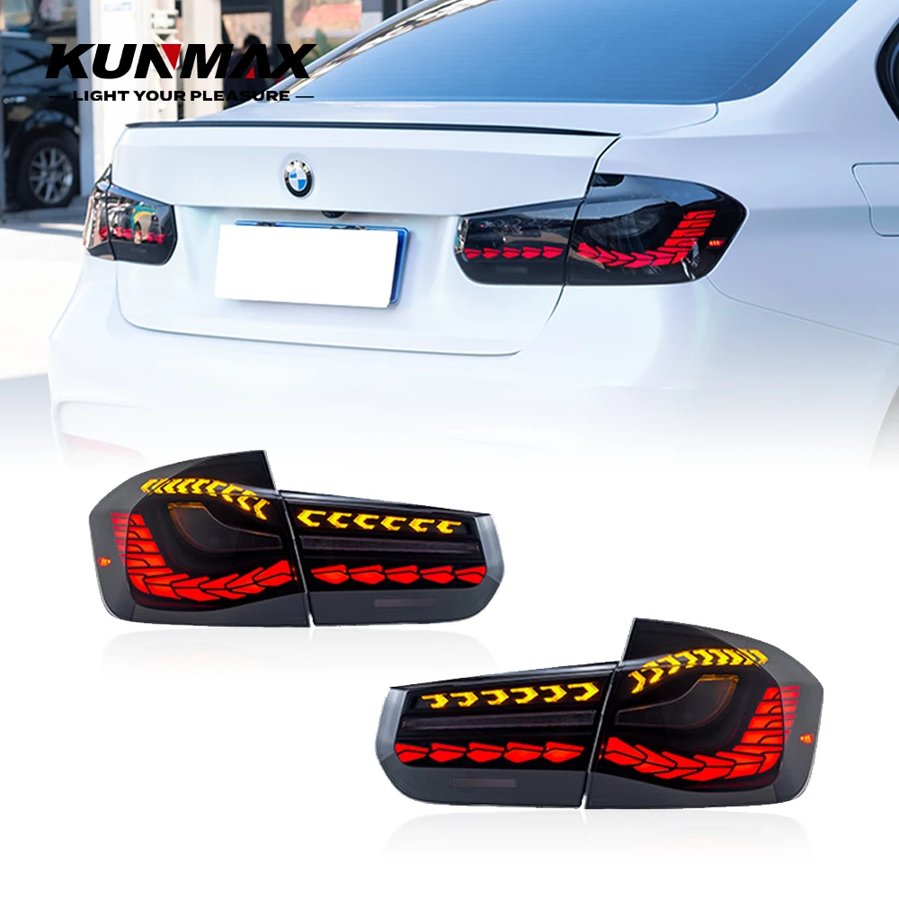 Pair Of Car Tail Light Assembly For BMW F30 2013-18 LED Brake Flowing Water Flicker Plug and Play Tail Lamps Reverse Taillights