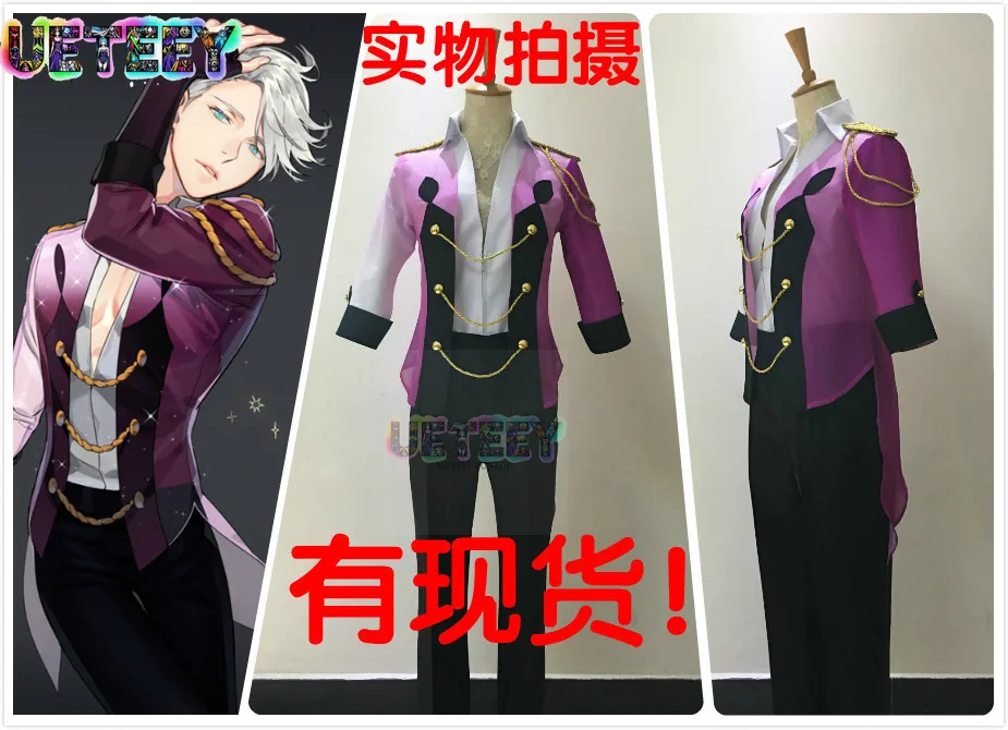 أزياء UETEEY COS فيكتور نيكيفوروف يوري كاتسوكي التأثيرية للهالوين مخصصة بأي حجم