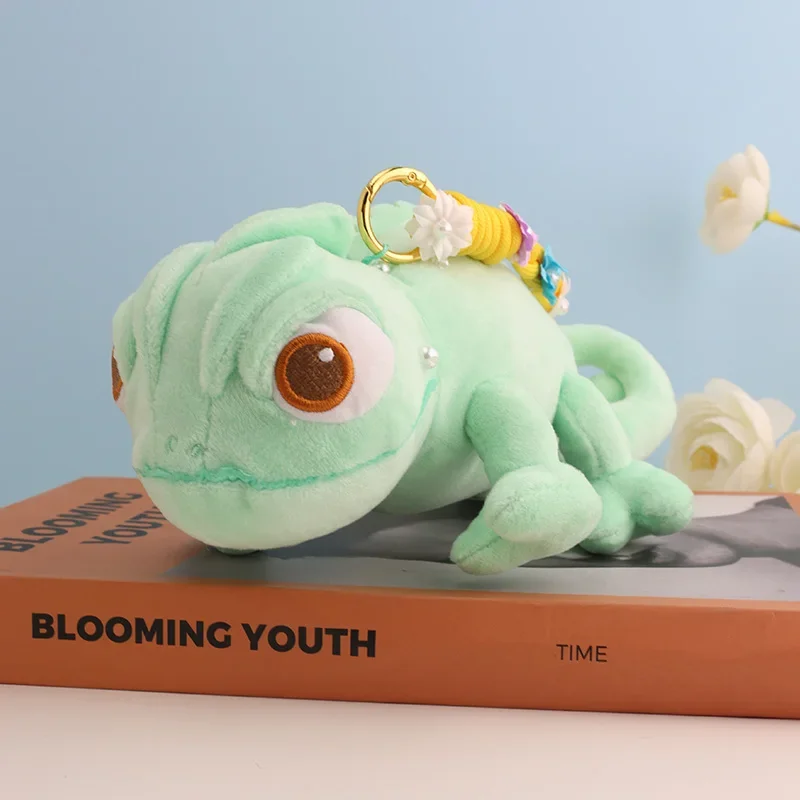 ديزني أنيمي باسكال رابونزيل الحرباء ألعاب من القطيفة لطيف الكرتون حمل حقيبة لينة محشوة الحيوانات بلوشي دمية عيد ميلاد الفتيات هدية