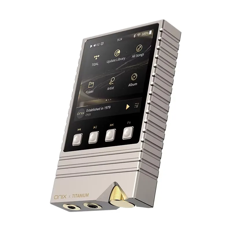 2026 ONIX XM5 TI Titanium Edition Lossless HiFi Music Player MP3 Portable Bluetooth Walkman System