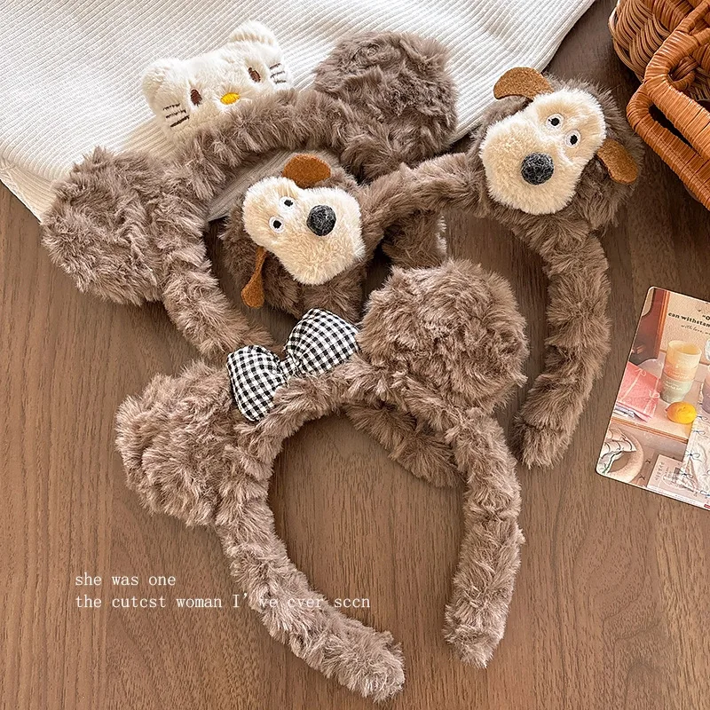 3 قطع لطيف بوس 2025 طوق شعر جديد بلون كرتوني #4