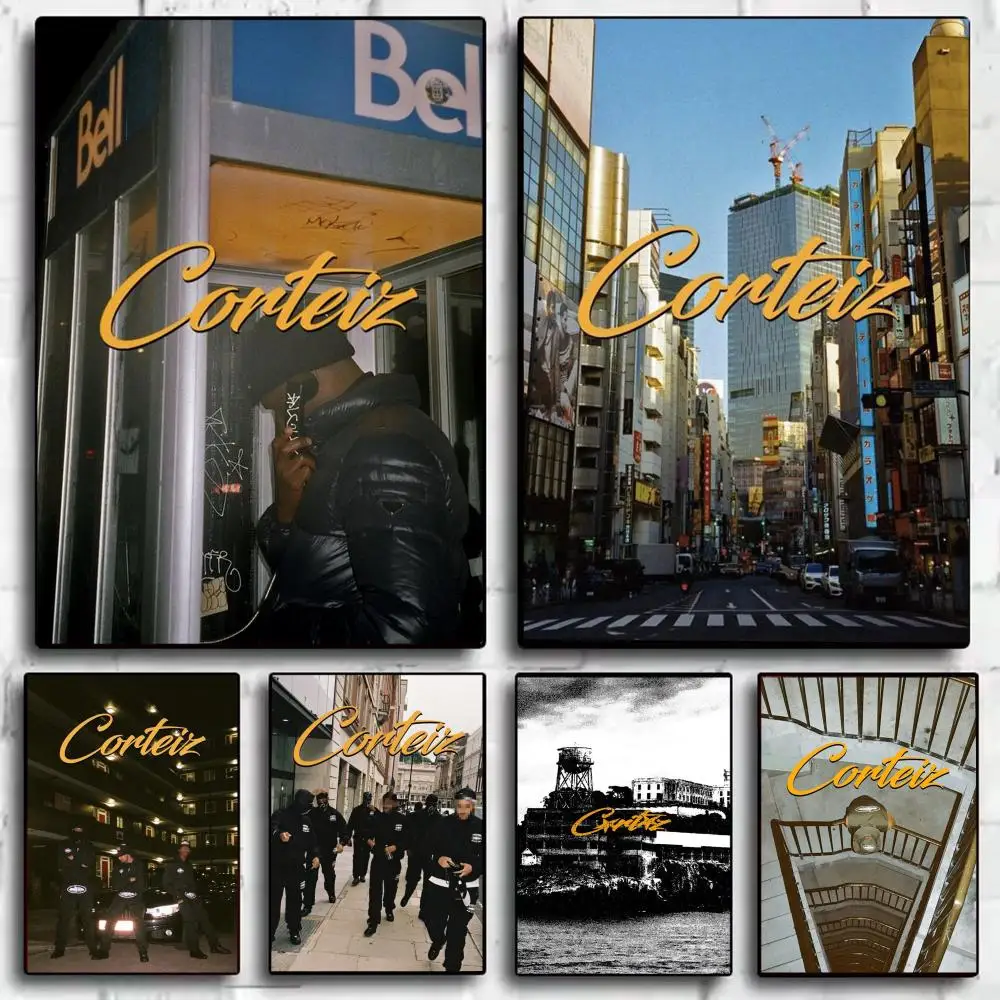 Póster de estrella C-Corteiz-es de moda, pegatina perfecta, arte autoadhesivo diseñado para espacios de oficina, comedor en casa