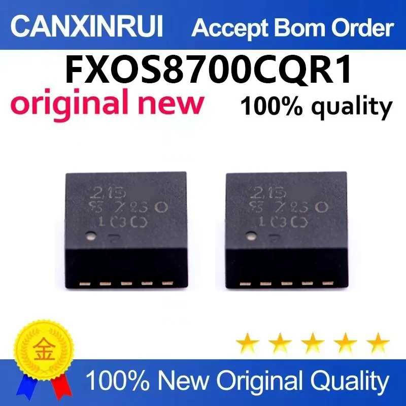 （5pcs-100pcs）FXOS8700CQR1 QFN-16 silk screen 8700 six axis attitude sensor/gyroscope brand new original