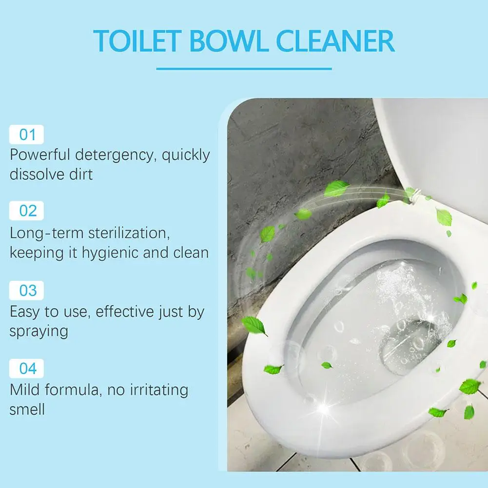 Fast Foam Splash Toilet Bowl Foaming Powder Toilet Prevent Tank Sink Cleaning Eliminate Cleaner Blockage Powder Odor Stain