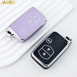 For Toyota Corolla Camry Avalon Prius RAV4 Highlander 4 Runner Land Cruiser 2/3/4 Buttons Smart Remote Car Key Shell Case Fob