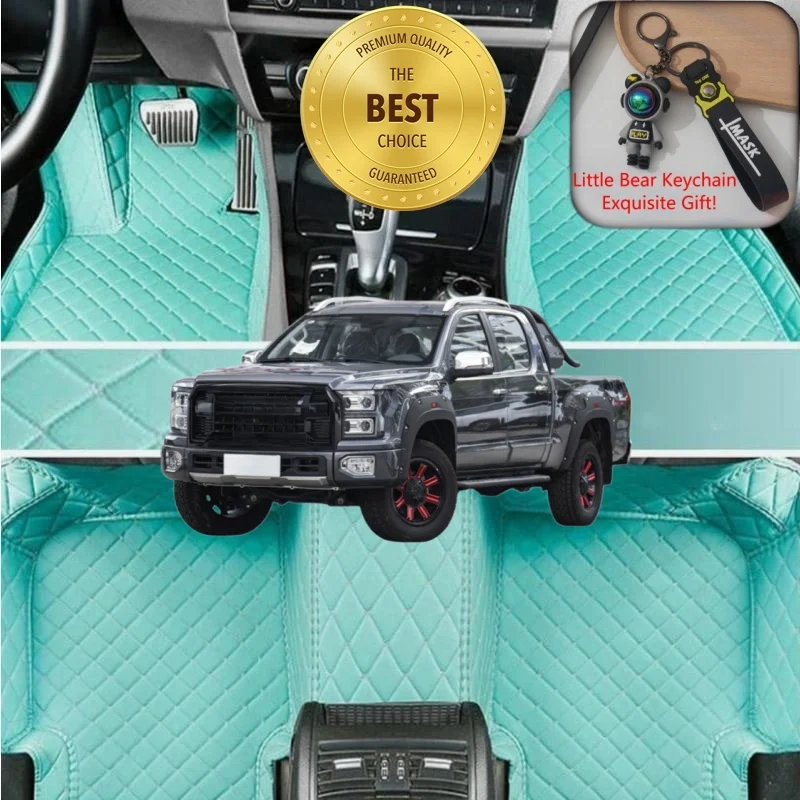 Customized Fit for Foton Tunland G9 Car Floor Mats Car Accessories Tailored Waterproof Auto Carpet Mats Left/Right-hand Drive