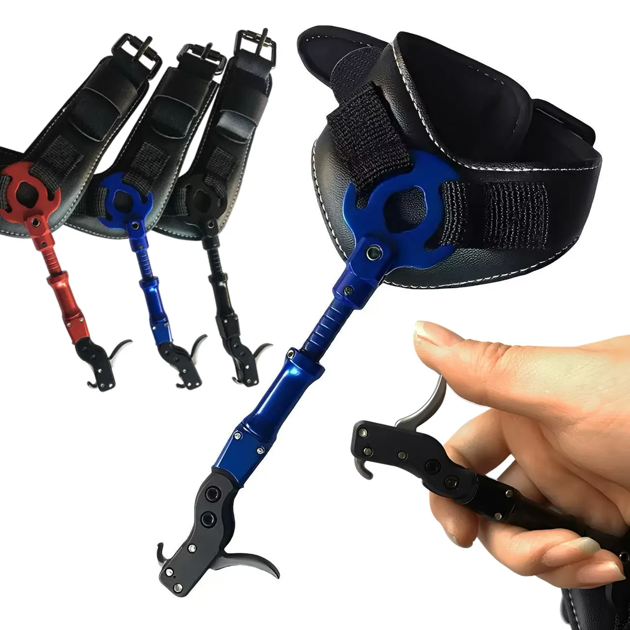 

1 шт., вращающийся на 360 градусов штангенциркуль для стрельбы из лука, охотничий штангенциркуль для стрельбы из лука, вспомогательное средство для освобождения блочного лука, 3 цвета