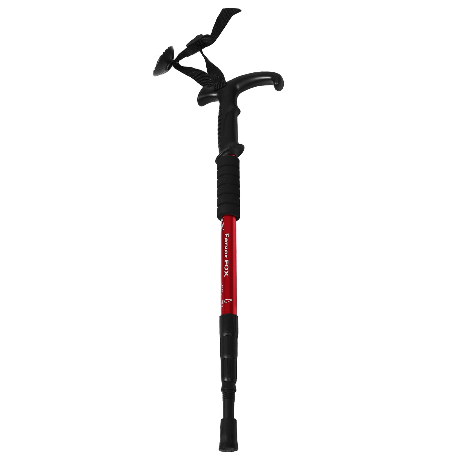 

4 Section Aluminum Alloy Shock Absorption Trekking Poles Adjustable Height Hiking Sticks Portable Folding Walking for Women