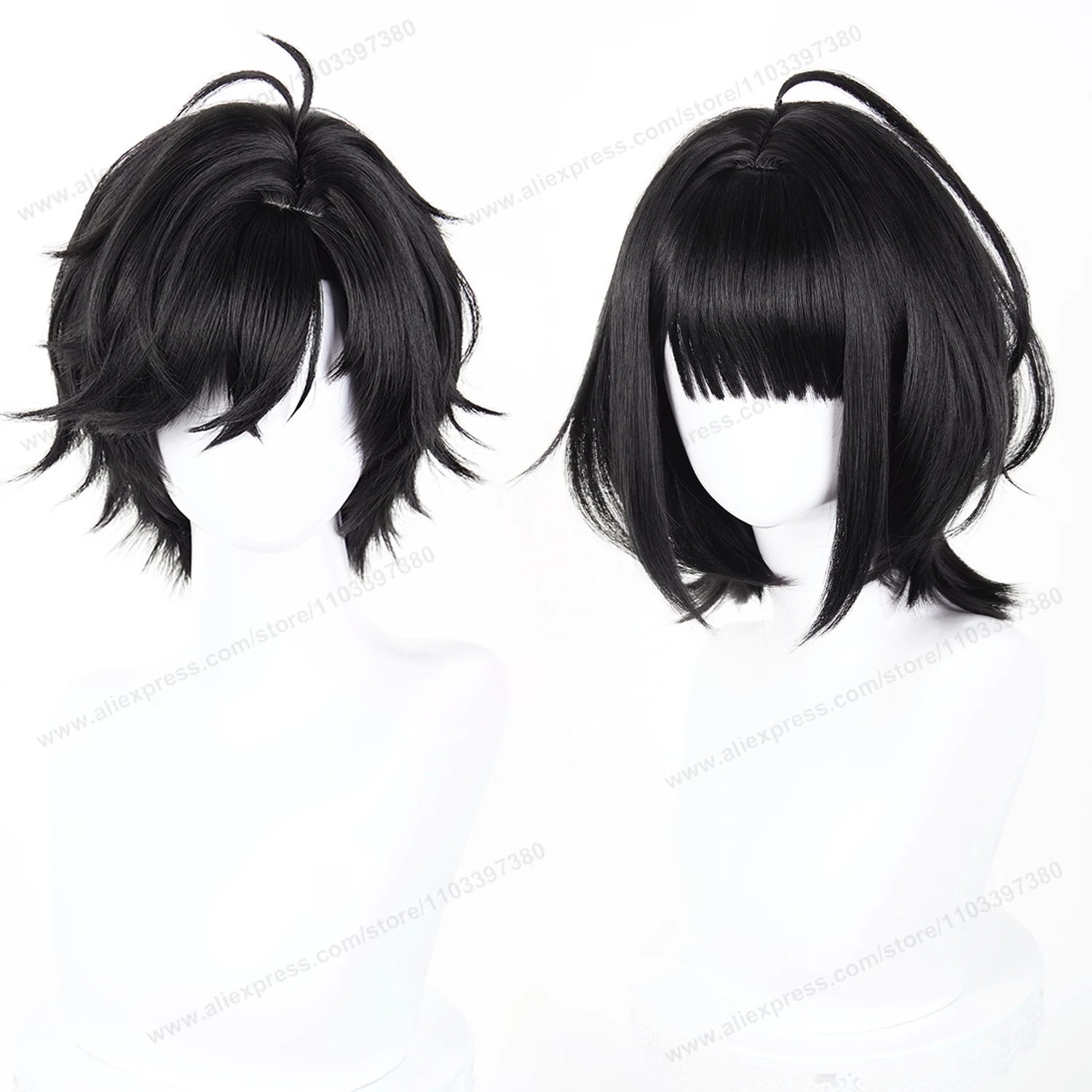 

Endfield Endministrator Cosplay Wig Black Short Hair Men And Women Hair Anime Halloween Heat Resistant Synthetic Wigs