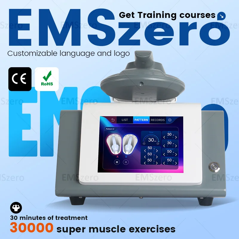 

Newly Upgraded EMSNero Neo 6500W 200Hz EMS Muscle Stimulation Body Shaping HIEMT RF Weight Loss Electromagnetic Slimming Machine