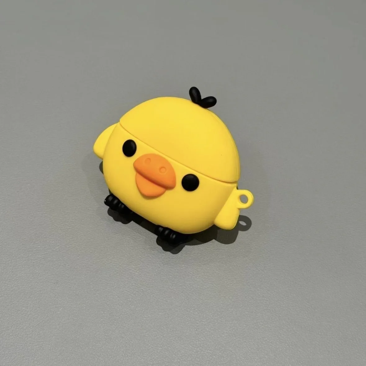 Kawaii 3D Gelbes Küken AirPods Hülle Weiche Silikon Stoßfeste Schutzhülle Niedliche Cartoon-Kopfhörerhülle für AirPods Pro 2/3/4 – Detail 2
