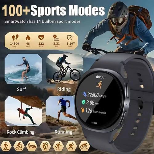 Imagen 2 del producto Nuevo reloj 8 Mini reloj inteligente hombres GPS pista deportes al aire libre salud Bluetooth llamada NFC IP68 impermeable brújula Smartwatch hombres 2025