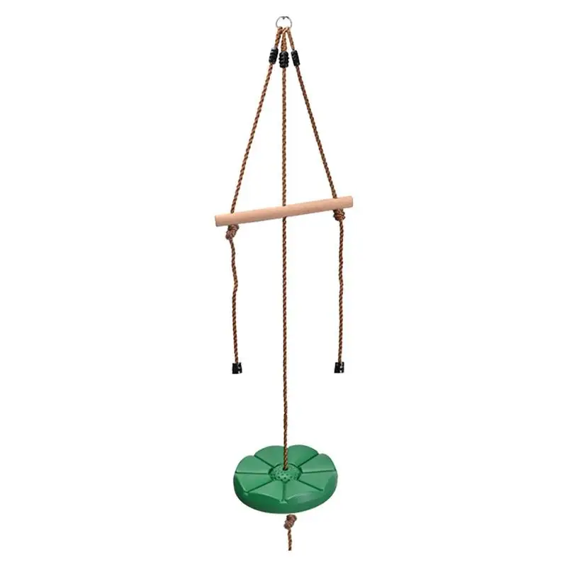 Disc Swing For Kids Gym Monkey Bars Tree Swing For Backyard Kids Tree Swing Climbing Rope With Platforms Disc Tree Swing Seat