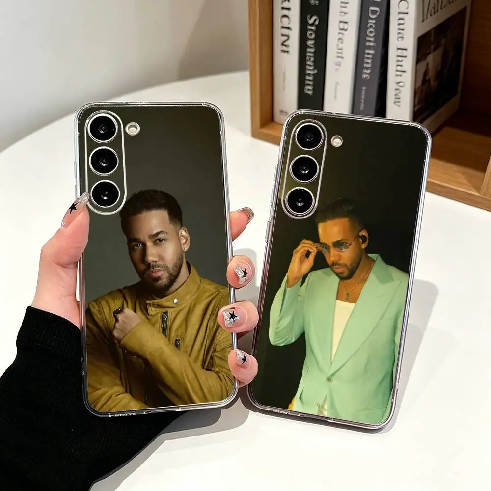 Singer R-Romeo S-Santos Clear Soft Silicone Phone Case for Samsung Galaxy A71, A70, A52, A51, A40, A30