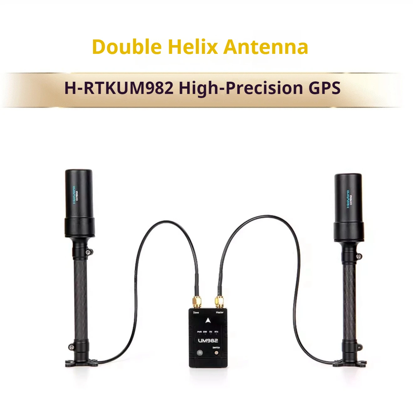 

Holybro H-RTK UM982 High Precision GPS (dual Helix Antenna) Centimeter Level Positioning with Suspended Multi Rotor
