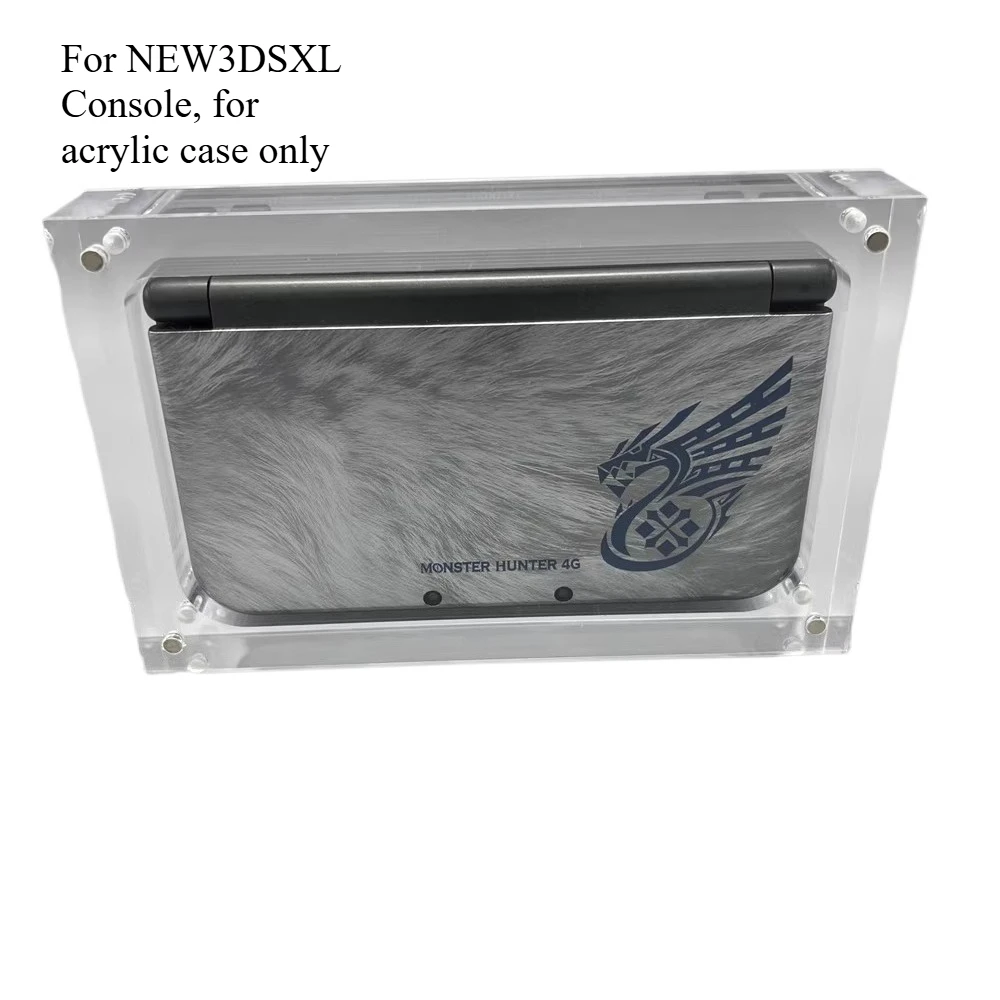 

High Transparency Acrylic Magnetic Cover Display Box Console Storage Box for Nintendo NEW 3DSXL for new3DSLL Shell Box Game