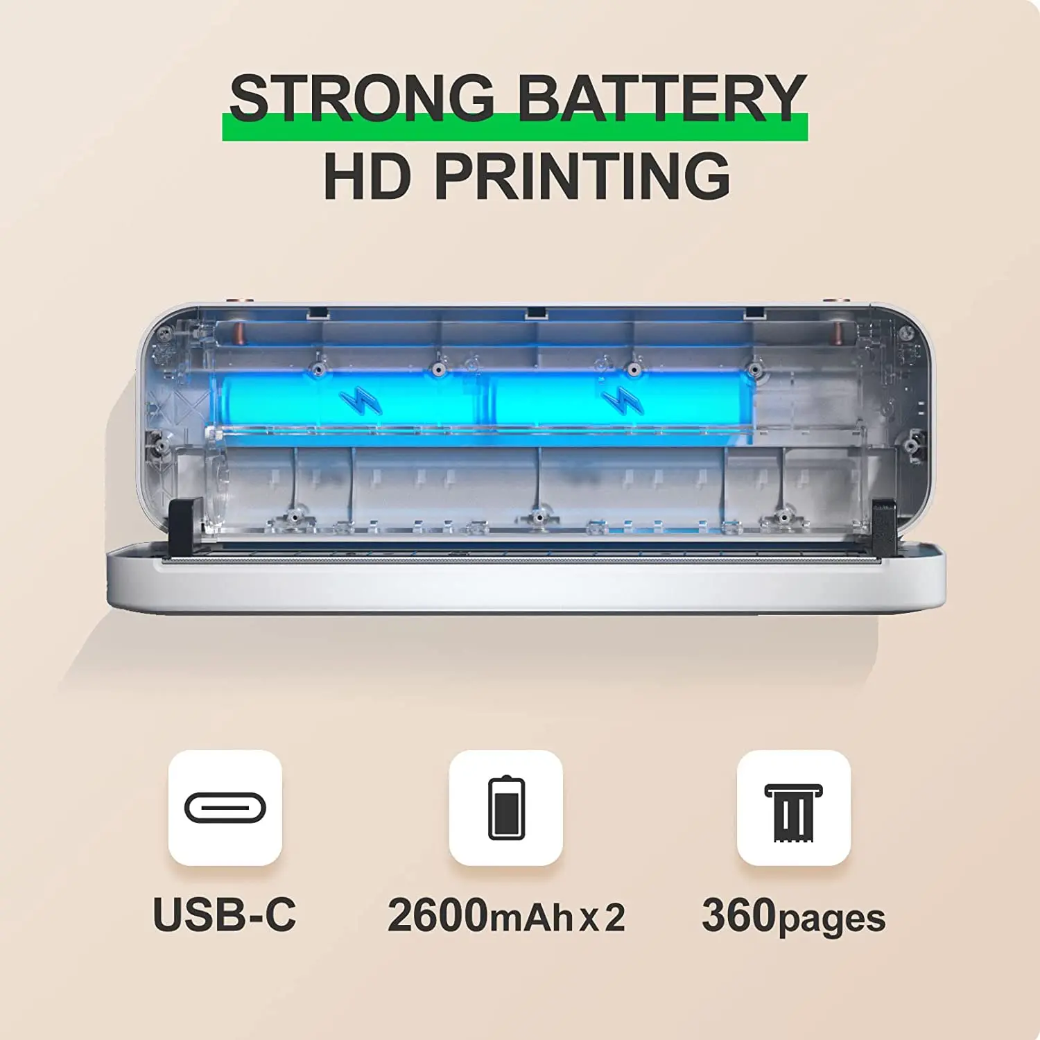 Peripage-Impresora térmica A40 de 304DPI, miniimpresora portátil sin tinta, fabricante de etiquetas para viaje y coche, impresión de documentos móvil, 203dpi