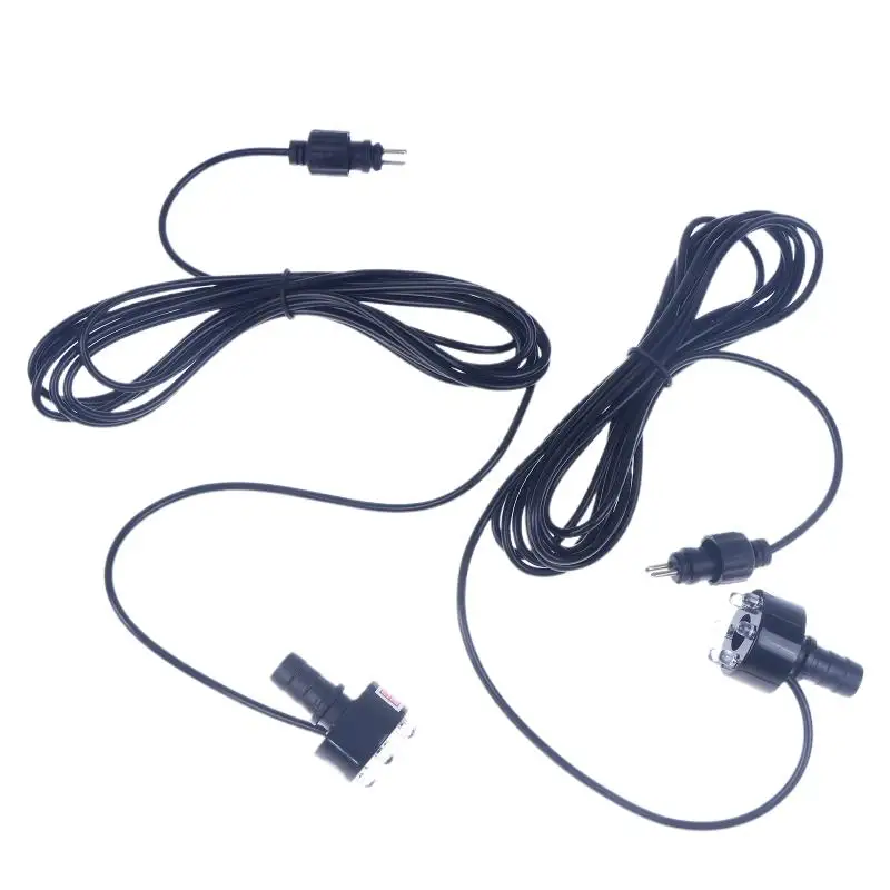 1PCS Underwater 6-LED Light Ring For Fountain Fish Pond Water Garden AC Adapter Warm White/White Fountain Light Ornament