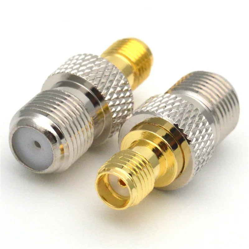TV F Typ Männlich Weiblich Jack auf SMA Männlich Weiblich Stecker Reinem Kupfer RF Koaxial Coax Adapter Gerade F auf SMA Stecker – Detail 3
