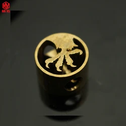 1PC Eagle Claw Retro Brass Copper Paracord Beads Lanyard Pendants Knife Beads Parachute Cord Pendants Beads EDC Tool