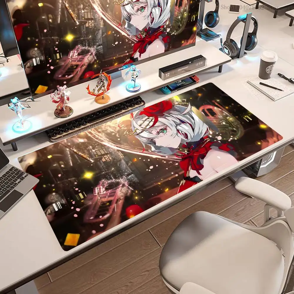 1 قطعة B-Bolero الرسوم المتحركة T-takt Op Mousepad عدم الانزلاق مناسبة لأجهزة الكمبيوتر المكتبية أجهزة الكمبيوتر المحمولة الرياضة الإلكترونية لعبة مكتب الحصير XXL لوحة المفاتيح