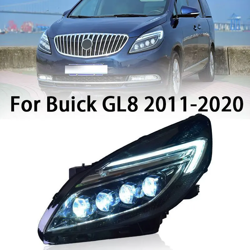 

Автомобильное освещение для Buick GL8 2011-2020 фары подключи и работай с светодиодный DRL динамические поворотные фары проектора