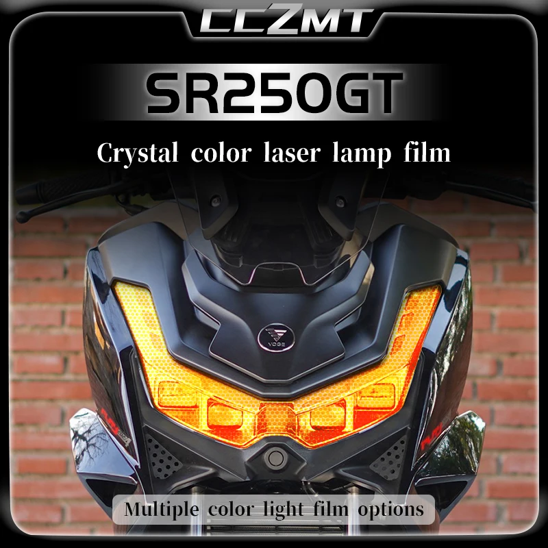 

For VOGE SR250GT GTSR3 headlights tail light protection film honeycomb laser light film sticker modification accessories