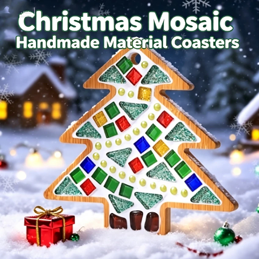 christmas-handmade-material-coasters-christmas-holiday-gifts-handmade-art-desktop-decorations-crafts-for-adults