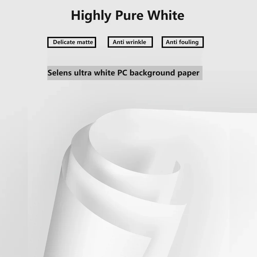 Selens-ورق خلفية أبيض فائق ، خلفية تصوير بيضاء نقية ، قماش لمنتج الحياة الثابتة ، خلفية تصوير الصور