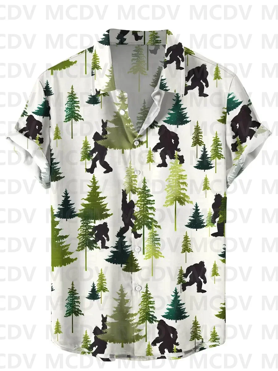 Men's Hawaiian Shirts Funny Stop Staring At My Cock Print Chest Pocket Short Sleeve Shirt - Image 6