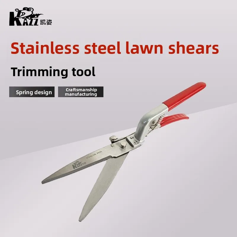 Lawn Shears Manual Household Gardening Shears Edging Tools Trimmers One-Handed Weeding Shears