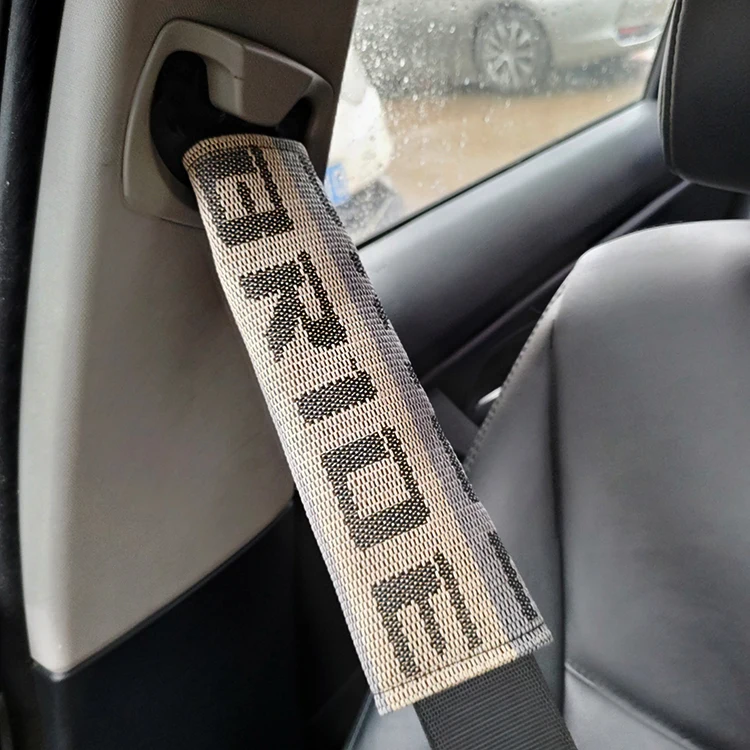 Universal JDM Racing Style Car  Safety Belt Decorative Shoulder Protector Strip Automobile Interior Modification Accessories
